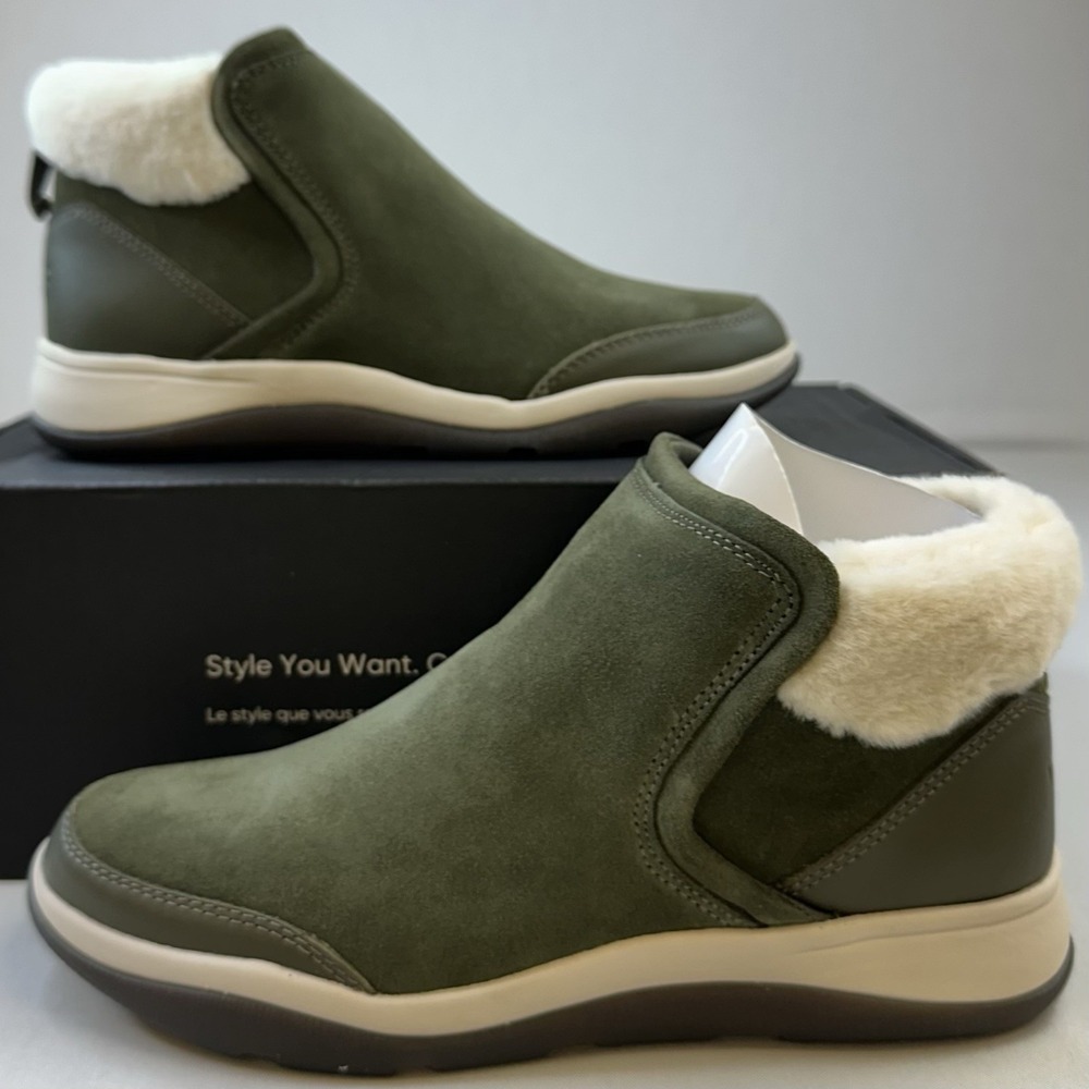 Vionic‎ Norwood Womens Boots Sz 7 Olive Green